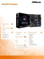 ASRock Płyta główna B650M PG RIPTIDE AM5 4DDR5 HDMI/DP mATX 