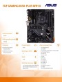 Asus Płyta główna TUF GAMING B550-PLUS WI FI II AM4 4DDR4 HDMI/DP M.2 ATX 