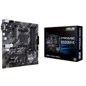 Asus Płyta główna PRIME B550M-K AM4 4DDR4 DVI-D/HDMI M.2 mATX 