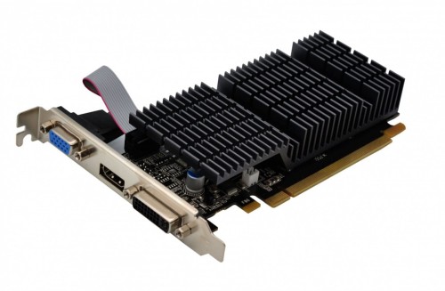 AFOX Karta graficzna - Radeon HD 6450 2GB DDR3 64Bit DVI HDMI VGA LP Radiator 