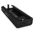 IcyBox Stacja dokująca IB-180MC-C31 M.2 NVMe&SATA Docking, USB 3.2 (Gen2) Type-C, Aluminium 