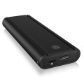 IcyBox Obudowa dysku SSD IB-1807MT-C31 M.2 NVMe, USB 3.2(Gen2) Type-C, Aluminium 