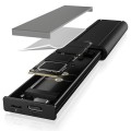 IcyBox Obudowa dysku SSD IB-1807MT-C31 M.2 NVMe, USB 3.2(Gen2) Type-C, Aluminium 