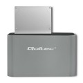 Qoltec Stacja dokująca dysków HDD/SSD | 2.5"/3.5" SATA | USB 3.0 