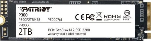 Patriot Dysk SSD P300 2TB M.2 PCIe Gen 3 x4 2100/1650 