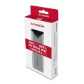 AXAGON EEM2-UG2 Obudowa zewnętrzna aluminiowa, USB-C 3.2 Gen 2 - M.2 NVMe SSD, długość 42 do 80 mm
