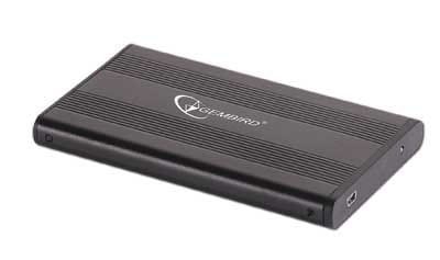 Gembird Obudowa HDD 2.5'' SATA Aluminium Black 