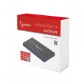 Gembird Obudowa HDD 2.5'' SATA Aluminium Black 