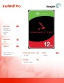 Seagate Dysk IronWolfPro12TB 3.5'' 256MB ST12000NT001 