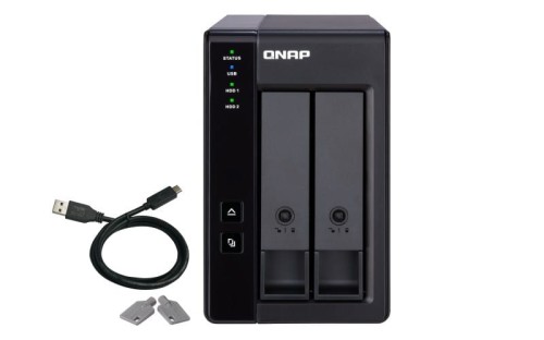 QNAP 2-wnękowa obudowa rozszerzająca RAID TR-002 z USB3.1 Gen.2 