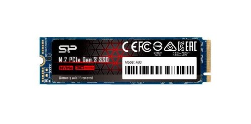 Silicon Power Dysk SSD P34A80 1TB PCIe M.2 NVMe 3400/3000 MB/s 