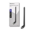 Qoltec Adapter Wi-Fi USB z anteną bezprzewodowy