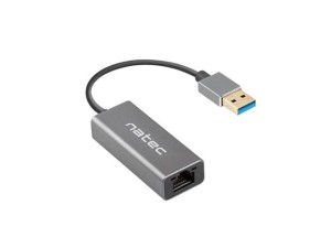 Natec Karta sieciowa Cricket USB 3.0 - RJ-45 1Gb na kablu 