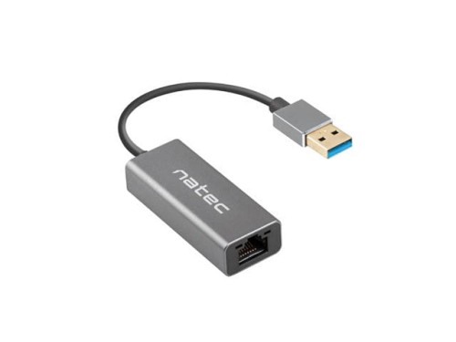 Natec Karta sieciowa Cricket USB 3.0 - RJ-45 1Gb na kablu 