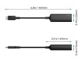 AUKEY CB-A30 aluminiowa karta sieciowa USB-C Gigabit 10/100/1000 Mbps RJ45 | 1 Gb/s | USB 3.0 Typ C | diody LED