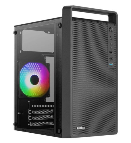 AeroCool Obudowa CS-109 Black RGB USB 3.0 Mini Tower 