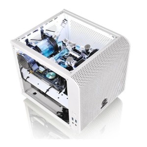 Thermaltake Obudowa Core V1 MiniITX Window - Snow Edition 