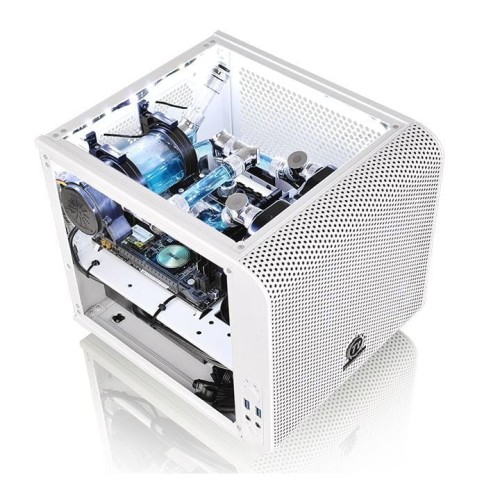 Thermaltake Obudowa Core V1 MiniITX Window - Snow Edition 