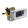 Qoltec Zasilacz PCI-E 1850W | 80 Plus Miner | Gaming Miner 