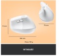 Logitech Mysz Lift Biała 910-006475 