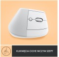 Logitech Mysz Lift Biała 910-006475 