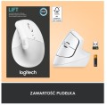 Logitech Mysz Lift Biała 910-006475 