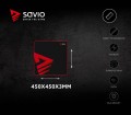 Elmak Podkładka pod mysz gaming SAVIO Turbo Dynamic M 450x450x3mm, obszyta