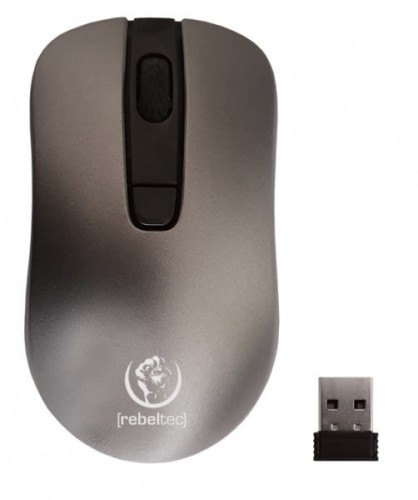 Rebeltec Mysz bezprzewodowa Rebeltec STAR silver 800/1000/1600 DPI 