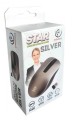 Rebeltec Mysz bezprzewodowa Rebeltec STAR silver 800/1000/1600 DPI 