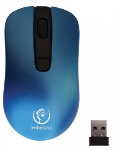 Rebeltec Mysz bezprzewodowa Rebeltec STAR blue 800/1000/1600 DPI 