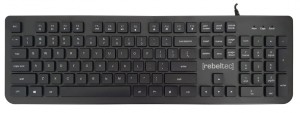 Rebeltec Klawiatura USB Full size Solidero Funkcje multimedialne 