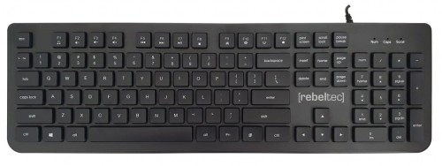 Rebeltec Klawiatura USB Full size Solidero Funkcje multimedialne 