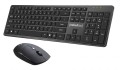 Rebeltec Zestaw bezprzewodowy klawiatura + mysz MAXIM 2,4GHz, zasięg 10m nano odbiornik USB 104 klawisze QWERTY 