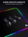 AUKEY KM-P7 RGB XXL gamingowa podkładka pod mysz i klawiaturę | 900x400x4mm | wodoodporna | gumowany spód | aplikacja G-aim Control Center
