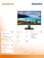 Philips Monitor 242S1AE 23.8 IPS DVI HDMI DP Pivot 