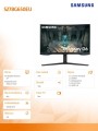 Samsung Monitor 27 cali LS27BG650EUXEN VA 2560x1440 16:9 2xHDMI/1xDP/LAN(RJ45)/2xUSB3.0 1ms(GTG) WiFi/BT głośniki zakrzywiony HAS+PIV 240Hz SMART Gaming 2Yd2d