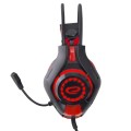 Esperanza Słuchawki z mikrofonem gaming Deathstrike Czerwone 