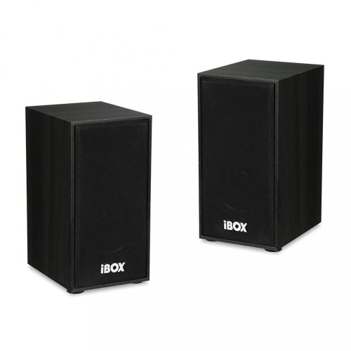 iBOX Zestaw głośników IGLSP1B (2.0; ciemne drewno)