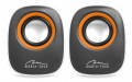 Media-Tech IBO - GŁOŚNIKI STEREO ZASILANE Z PORTU USB, RMS 6W, REGULACJA    GŁOŚNOSCI, BIAŁE