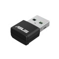 Asus Karta sieciowa USB USB-AX55 Nano WiFi 6 AX1800 
