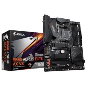 Gigabyte Płyta główna B550 AORUS ELITE AX V2 AM4 4DDR4 HDMI/DP M.2 ATX 