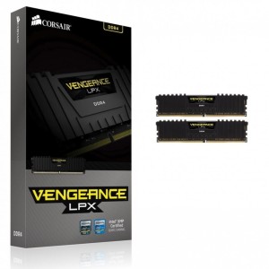Corsair DDR4 Vengeance LPX 16GB/2666(2*8GB) CL16-18-18-35 BLACK 1,20V                                                                                 XMP 2.0