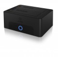 IcyBox Stacja dokująca/klonująca IB-1232CL-U3 2x2,5" lub 3,5"  SATA HDD, UASP & SATA III ( 6GBits/s ) 