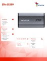 Adata Dysk SSD External SE880 500GB USB3.2A/C Gen2x2