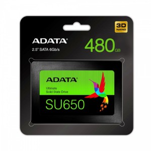 Adata Dysk SSD Ultimate SU650 480GB 2.5 S3 3D TLC Retail 