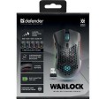 Defender Mysz gamingowa bezprzewodowa Warlock GM-709L Optic RF RGB 2400 dpi 8P 