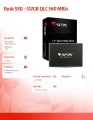AFOX Dysk SSD - 512GB QLC 560 MB/s 