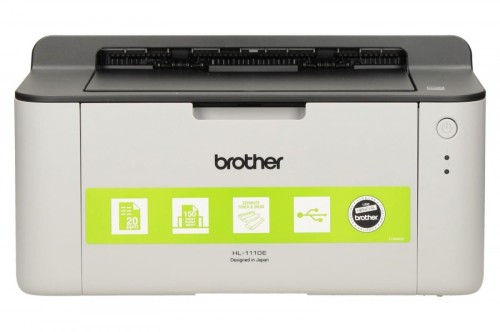 Brother Drukarka HL-1110E A4  mono USB/20ppm/pod.150ark./1000kopii@start 