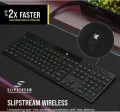Corsair Klawiatura K100 RGB Air Wireless Ultra Thin Cherry MX 