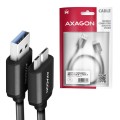 AXAGON BUMM3-AM10AB Kabel Micro-B USB  USB-A 3.2 Gen 1, 1m, 3A, ALU, PVC Czarny